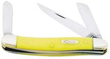Case XX 00035 Folding Pocket Knife, 2.57 in Clip, 1.88 in Sheep Foot, 1.71 in Spey L Blade, Vanadium Steel Blade