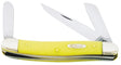 Case XX 00035 Folding Pocket Knife, 2.57 in Clip, 1.88 in Sheep Foot, 1.71 in Spey L Blade, Vanadium Steel Blade