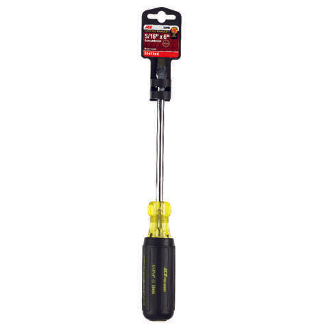 Ace 5/16 in. X 6 in. L Slotted Screwdriver 1 pc, Pack of 3