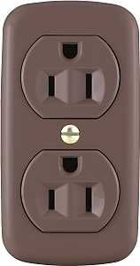 Eaton Wiring Devices Aspire 78B-BOX Electrical Receptacle, 2 -Pole, 15 A, 125 V, Coaxial Jack Wiring