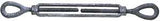 Baron 15-1/2X12 Turnbuckle, 2200 lb Working Load, 1/2 in Thread, Eye, Eye, 12 in L Take-Up, Galvanized Steel
