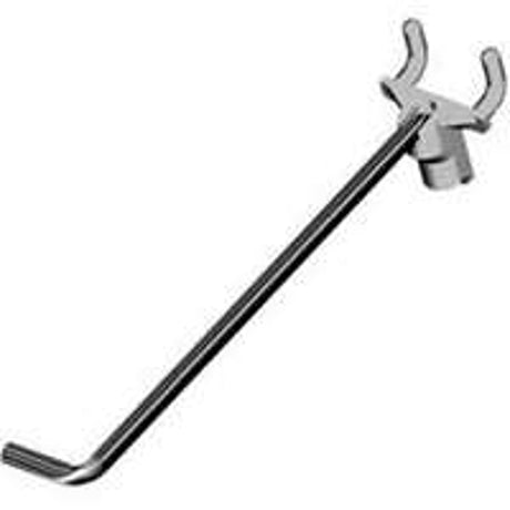 Southern Imperial R37-10-149 Series Scan Hook, 0.149 in Wire Dia, 10 in L Dimensions, Galvanized, Pack of 100