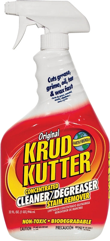 Krud Kutter KK326 Cleaner and Degreaser and Stain Remover, 32 oz, Liquid