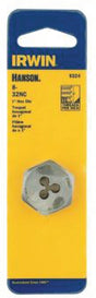 Irwin 9324 Machine Screw Die, #8-32 Thread, NC Thread, Right Hand Thread, HCS