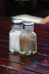 Harold Import Clear Glass Salt and Pepper Shaker, Pack of 6