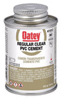 Oatey 31012 Regular-Bodied Fast Set Cement, 4 oz Can, Liquid, Clear