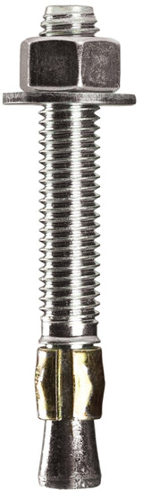 Cobra Anchors 496N Wedge Anchor, 3/8 in Dia, 3 in L, 761 lb, Steel, Plated