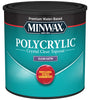 Minwax Polycrylic 233334444 Polyurethane, Liquid, Crystal Clear, 0.5 pt Can