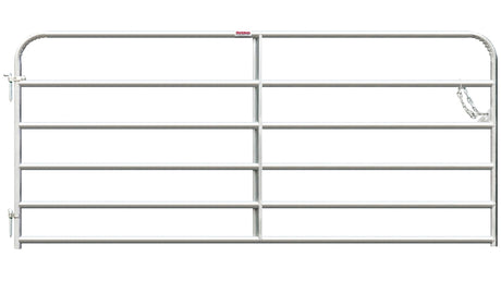 Behlen Country 40113088 Gate, 96 in W Gate, 50 in H Gate, 20 ga Frame Tube/Channel, Steel Frame, Galvanized