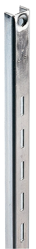 Knape & Vogt 80 80 ANO 72 Shelf Standard, 320 lb, 16 ga Thick Material, 5/8 in W, 72 in H, Steel, Anochrome, Pack of 10