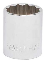 Vulcan MT6521348 Drive Socket, 1-1/16 in Socket, 1/2 in Drive, 12-Point, Chrome Vanadium Steel, Chrome