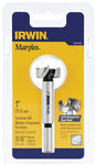 Irwin 1966900/42916 Forstner Bit, 1 in Dia, 3-1/2 in OAL, 3/8 in Dia Shank, Reduced Shank
