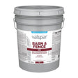 Valspar 018.3125-10.008 Barn and Fence Paint, Red, 5 gal Pail