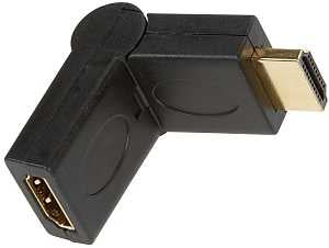 Zenith VA3001HDFA Adapter, 2-1/4 in L, Female, Male, Black