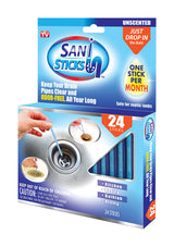 SANI 360 Sani Sticks No Scent Deodorizing Multi-Purpose Cleaner Stick 24 pk