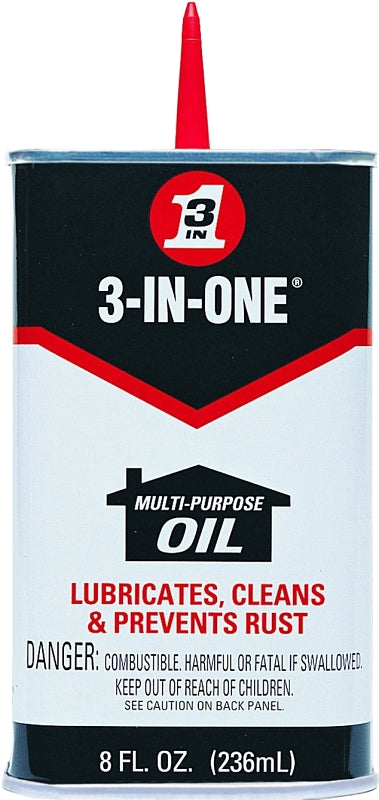 3-In-One 10038 Multi-Purpose Drip Oil, 8 oz Bottle, Liquid