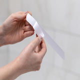 Duck White Shower and Bath Treads Polyurethane 1/32 in. H X 8 3/4 in. L