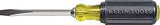 Klein Tools 600-4 Screwdriver, 1/4 in Drive, Keystone Drive, 8-11/32 in OAL, 4 in L Shank, Acetate Handle