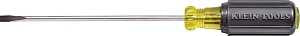 Klein Tools 601-6 Screwdriver, 3/16 in Drive, Cabinet Drive, 9-3/4 in OAL, 6 in L Shank, Acetate Handle
