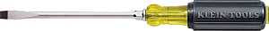 Klein Tools 602-6 Screwdriver, 5/16 in Drive, Keystone Drive, 10-15/16 in OAL, 6 in L Shank, Rubber Handle