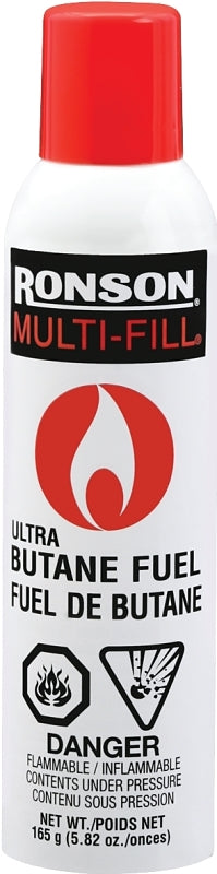 Ronson Multi-Fill 99148 Butane Fuel, 165 g Pack, Pack of 12