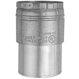 AmeriVent 3EDC Draft Hood Connector Snap-Lock, 6 in OAL, Snap-Lock, Steel