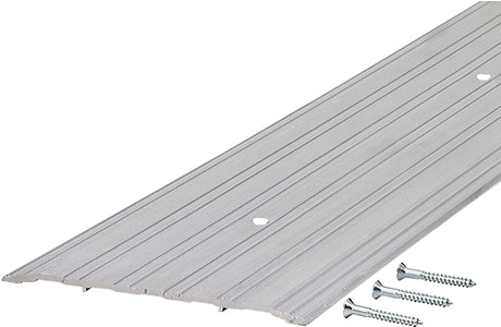 M-D TH043 68684 Saddle Threshold, 72 in L, 6 in W, Aluminum, Mill