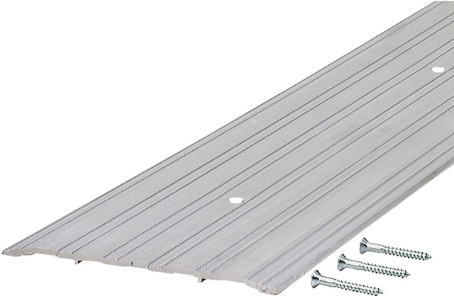 M-D TH043 68684 Saddle Threshold, 72 in L, 6 in W, Aluminum, Mill