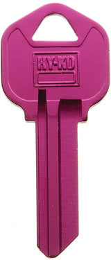 Hy-Ko 14010KW1 Key Blank, Aluminum, Painted, For: Kwikset Door Locks, Pack of 10