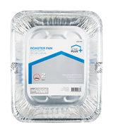 Home Plus Durable Foil 9-1/4 in. W X 11-3/4 in. L Roaster Pan Silver 2 pk, Pack of 12