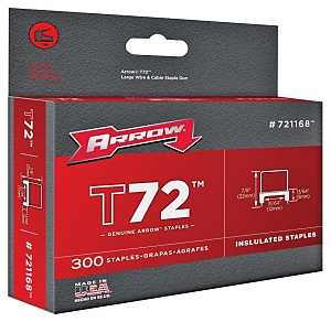 Arrow T72 Series 721168HW Staple, 31/64 in W Crown, 13/64 in L Leg