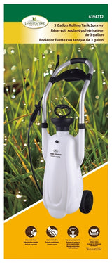 Landscapers Select SX-CS12L Compression Sprayer, 3 gal Tank, Polyethylene Tank, 100 in L Hose, White