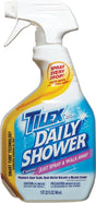 Tilex 01299 Shower Cleaner, 32 oz Bottle, Liquid, Citrus, Floral, Fruity, Clear Yellow