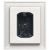 Builders Edge 130010010001 Mounting Block, 8 in L, 7 in W, White