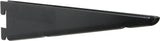 Knape & Vogt 182 Series 182 BLK 14.5 Shelf Bracket, 15-3/16 in L, Steel, Black, Pack of 10