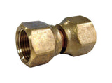 JMF Company 5/8 in. Flare X 5/8 in. D Flare Brass Swivel Connector, Pack of 5
