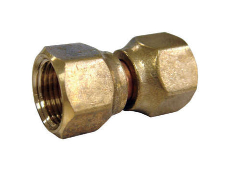 JMF Company 5/8 in. Flare X 5/8 in. D Flare Brass Swivel Connector, Pack of 5