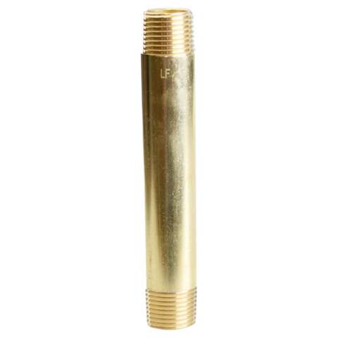 ATC 1/2 in. MPT X 1/2 in. D MPT Red Brass Nipple 5 in. L, Pack of 5