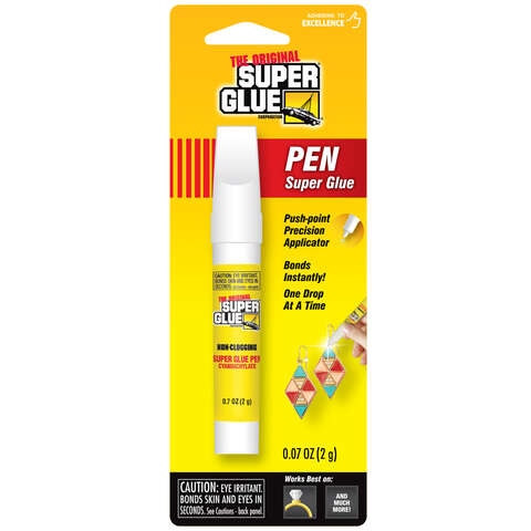 The Original Super Glue High Strength Cyanoacrylate Super Glue Pen 0.07 oz