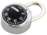 Master Lock 1500D Padlock, 1-7/8 in W Body, 9/32 in Dia Shackle, 3/4 in H Shackle, Black, Stainless Steel Body