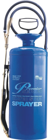 Chapin 1380 Compression Sprayer, 3 gal Tank, Steel Tank, 42 in L Hose