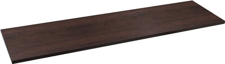 Knape & Vogt 1980 ESP 10X48 Series Shelf Board, 48 in L, 10 in W, Espresso, For: KV Standard/Bracket Shelving Systems, Pack of 5