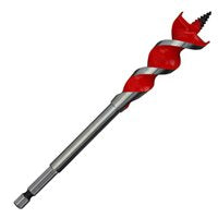 Milwaukee 48-13-0088 Auger Drill Bit, 1 in Dia, 6-1/2 in OAL, 1/4 in Dia Shank, Hex Shank