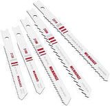 Milwaukee 49-22-1168 Jig Saw Blade Assortment, 5-Piece, Bi-Metal