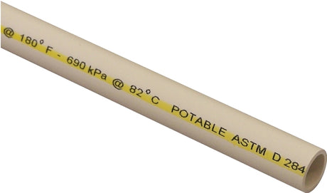 IPEX FlowGuard Series 150103 CPVC Pipe, 1/2 in, 10 ft L, Gold
