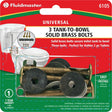 Fluidmaster 6105 Tank-to-Bowl Bolt, Brass, For: Rocking Toilets