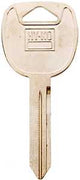 Hy-Ko 11010B102 Key Blank, Brass, Nickel, For: Automobile, Many General Motors Vehicles, B102 Key Number, Pack of 10