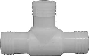 TEE NYLON BARB 1-1/4 IN