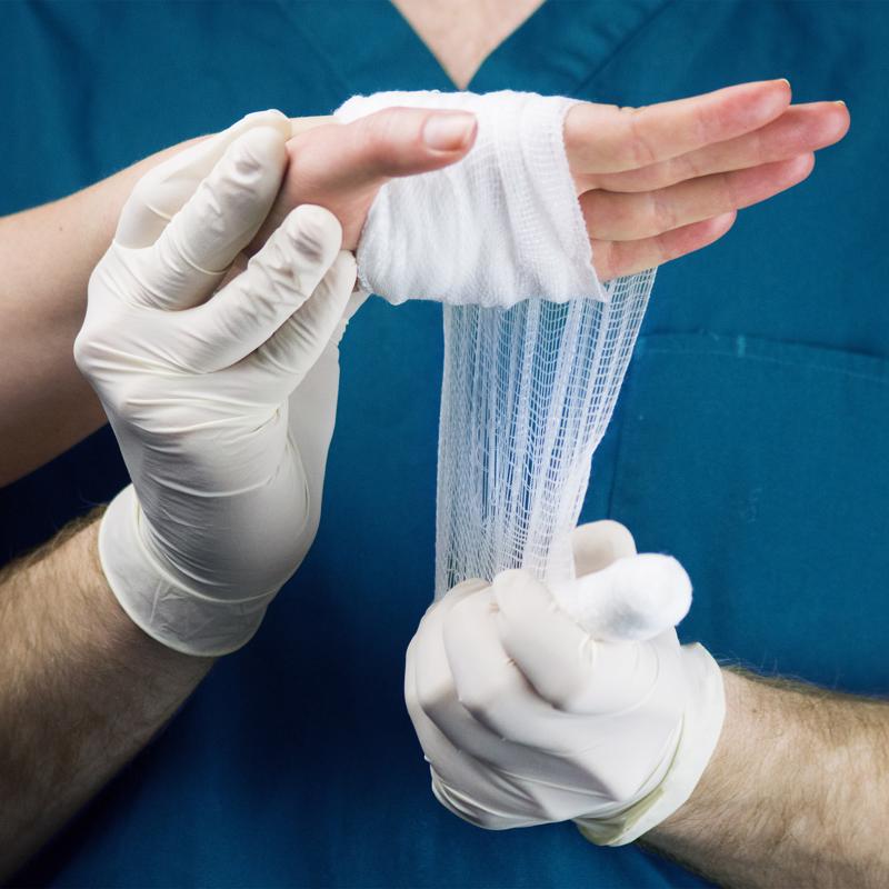 AMMEX Professional Latex Disposable Gloves Small Ivory Powder Free 100 pk