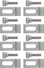 Wright Products V832CS Panel Clip, Aluminum